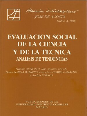 cover image of Evaluación social de la ciencia y de la técnica